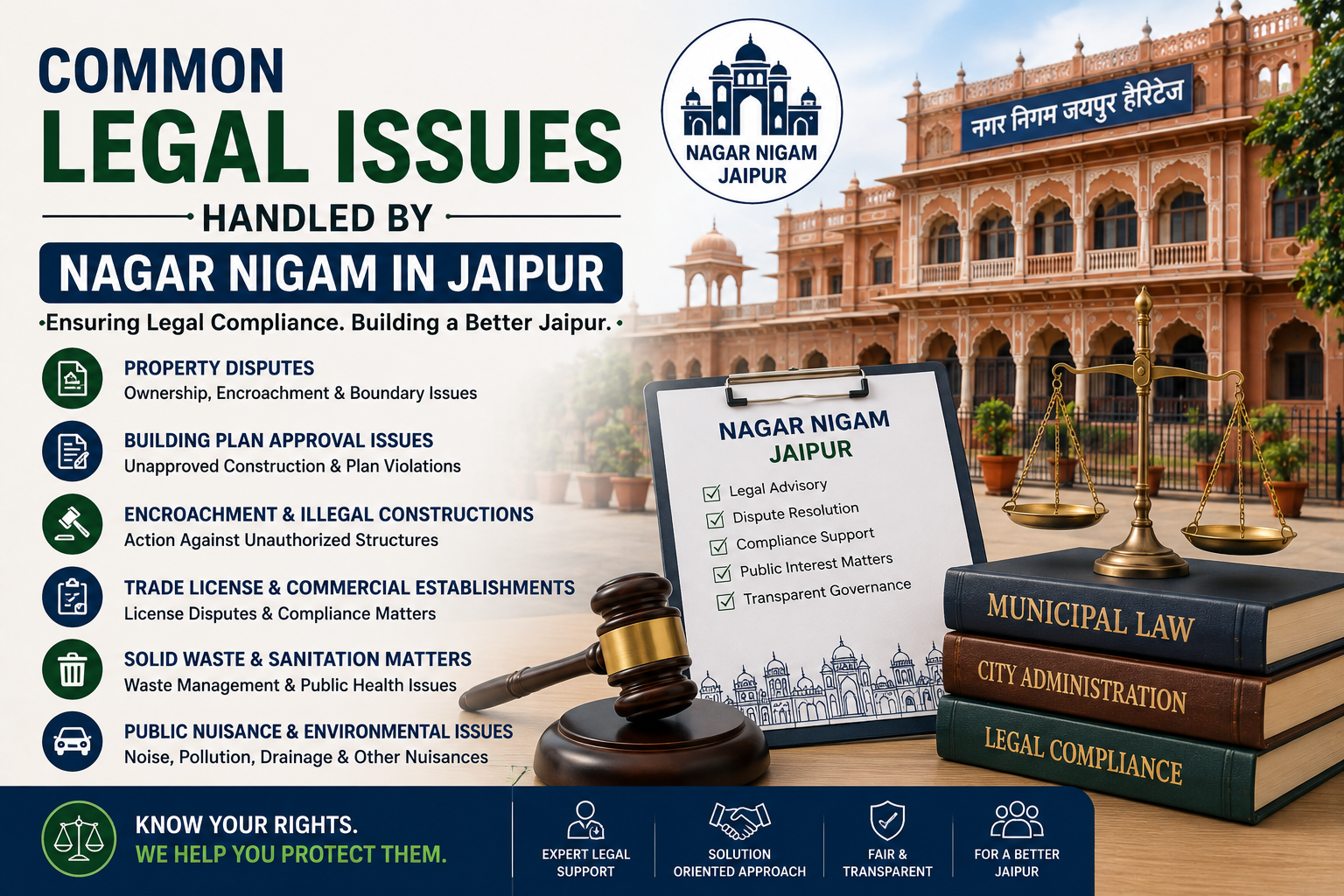 Common Legal Issues Handled by Nagar Nigam in Jaipur