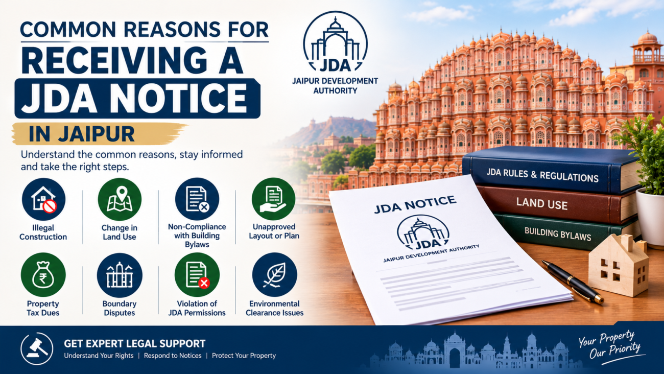 Common Reasons for Receiving a JDA Notice in Jaipur