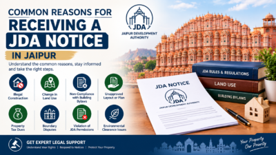 Common Reasons for Receiving a JDA Notice in Jaipur