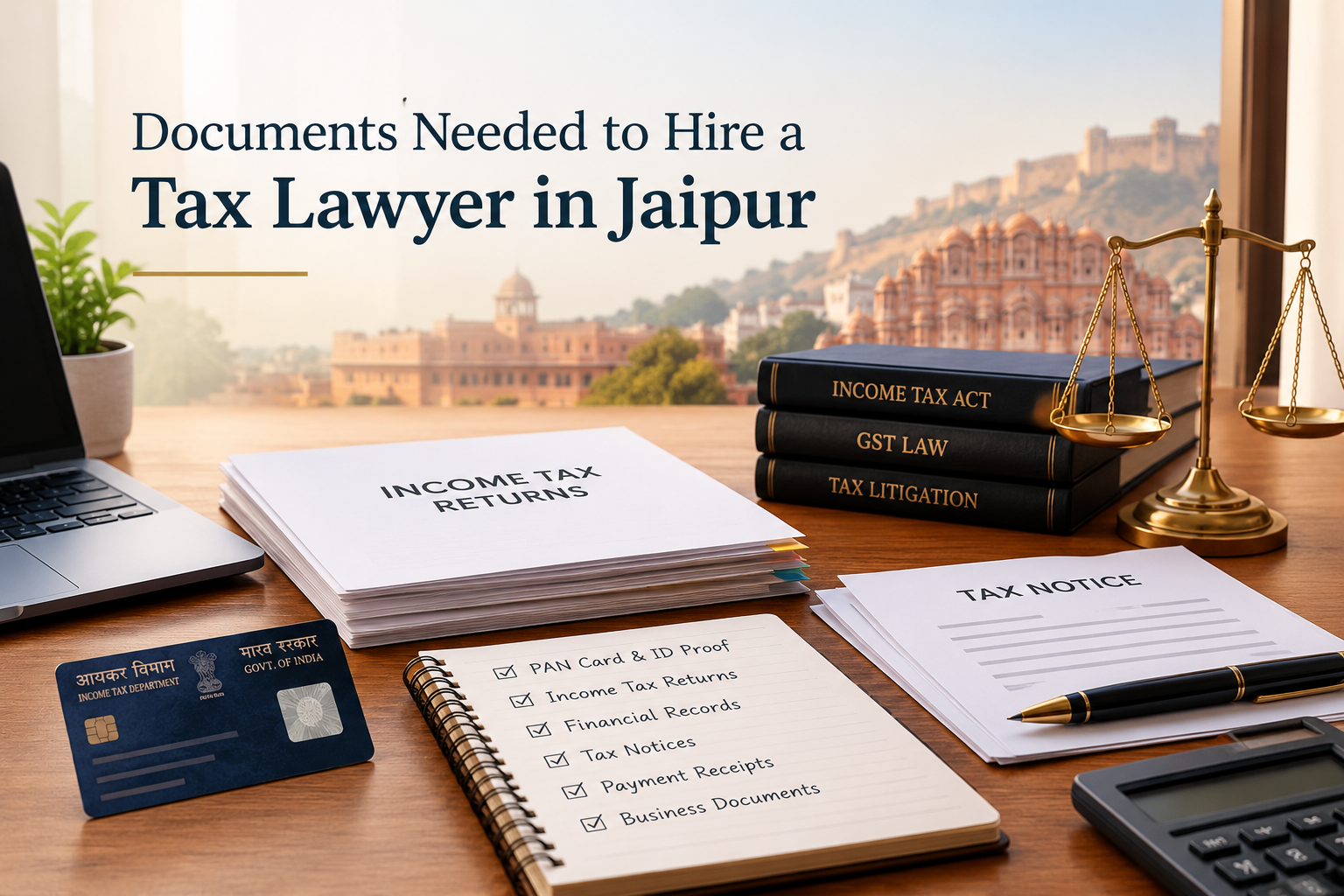 Documents Needed to Hire a Tax Lawyer in Jaipur