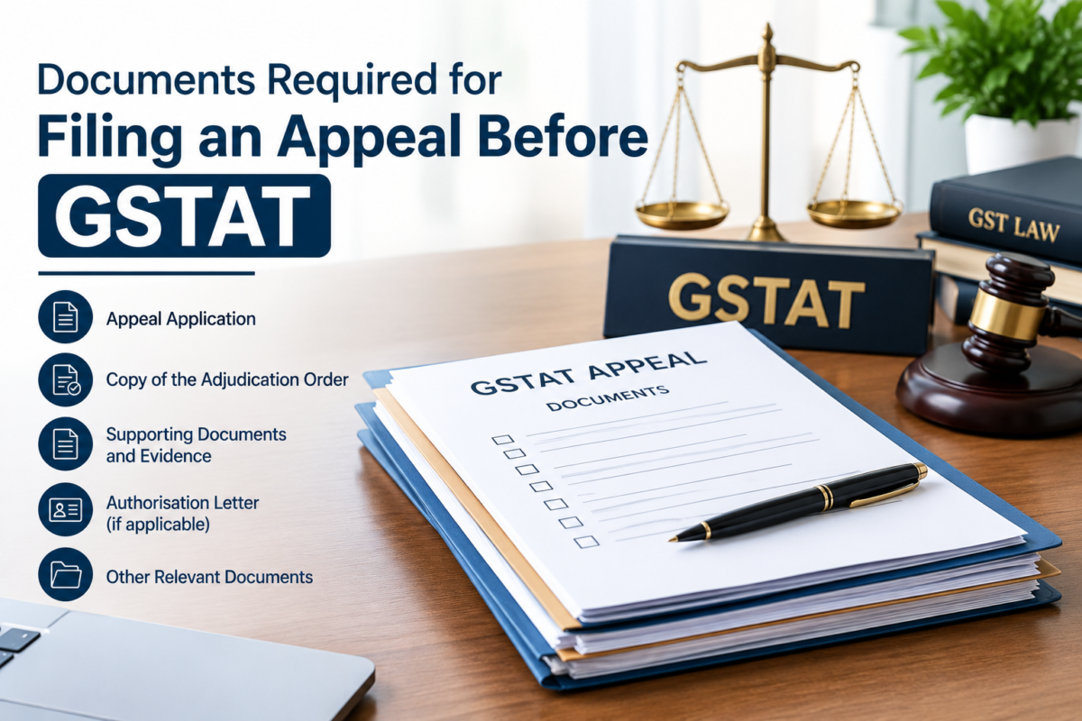 Documents Required for Filing an Appeal Before GSTAT