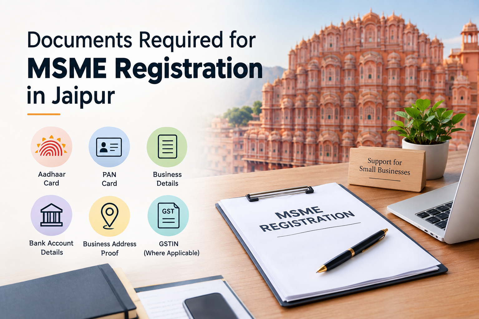 Documents Required for MSME Registration in Jaipur